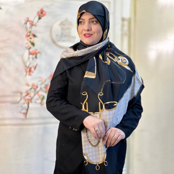 روسری توییل ابریشم مجلسی اعلا