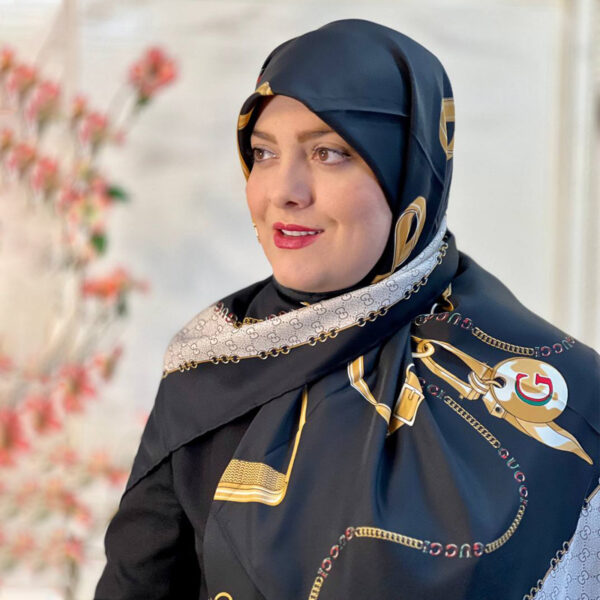 روسری توییل ابریشم مجلسی اعلا