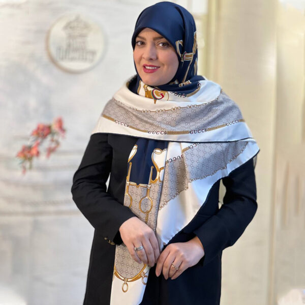 روسری توییل ابریشم مجلسی اعلا