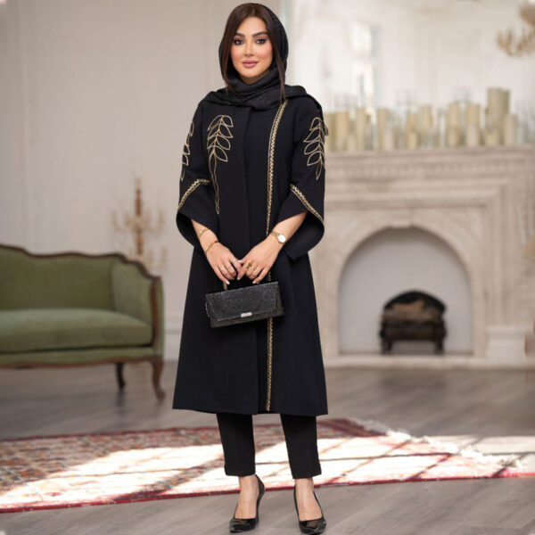 مانتو بلند مشکی زنانه