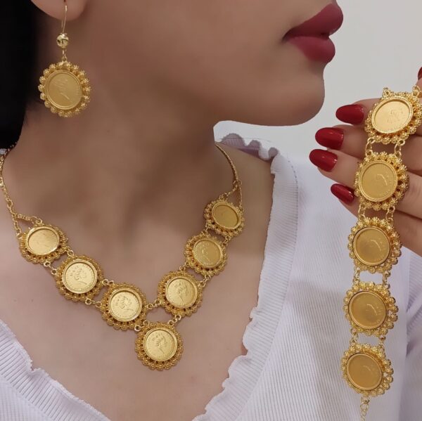 سرویس طرح طلا سکه‌ای مدل طرح پهلویی