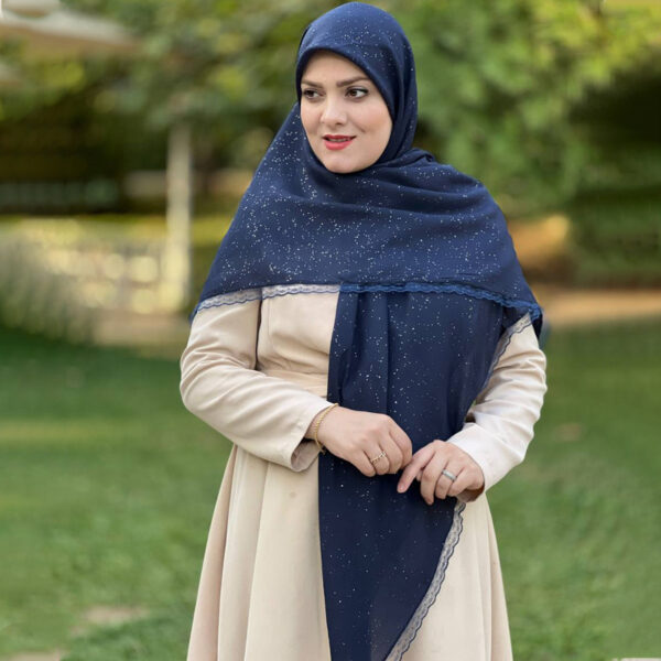 روسری نخ اسلپ اکلیلی دور توری