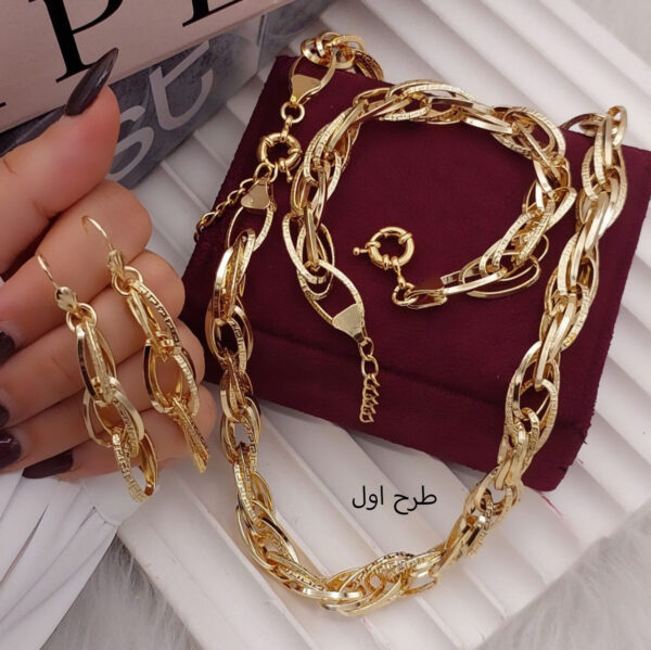 سرویس حلقه‌ای طرح طلا برند شین