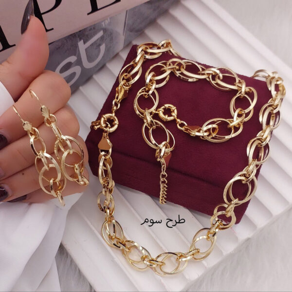 سرویس حلقه‌ای طرح طلا برند شین