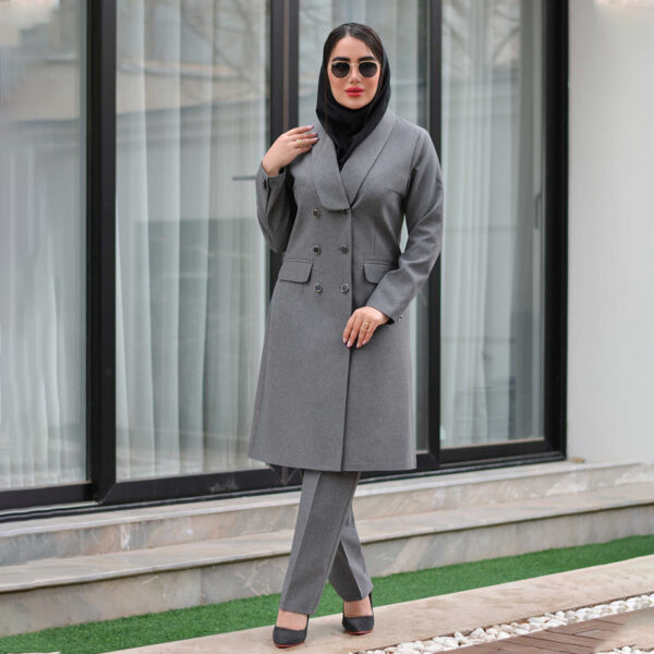 مانتو شلوار اداری زنانه مدل جلوه